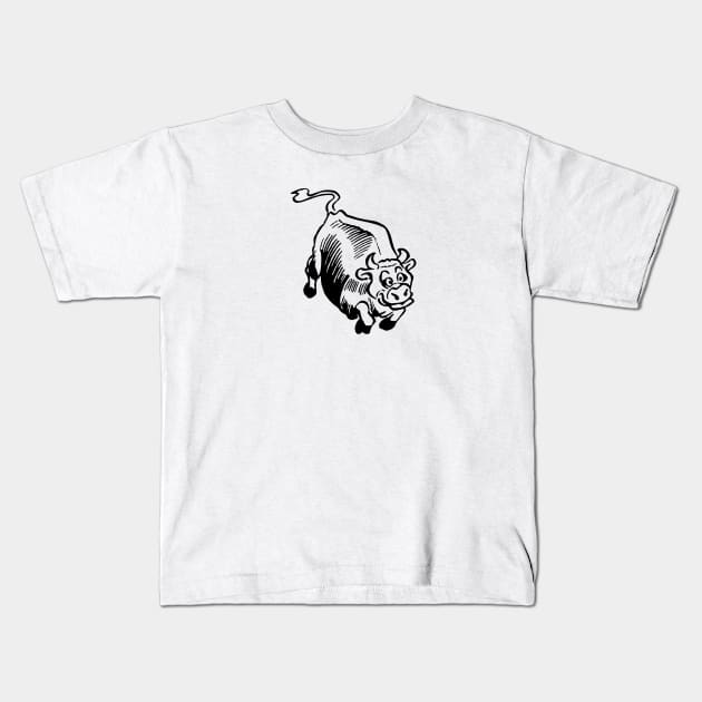 Bull Kids T-Shirt by scdesigns